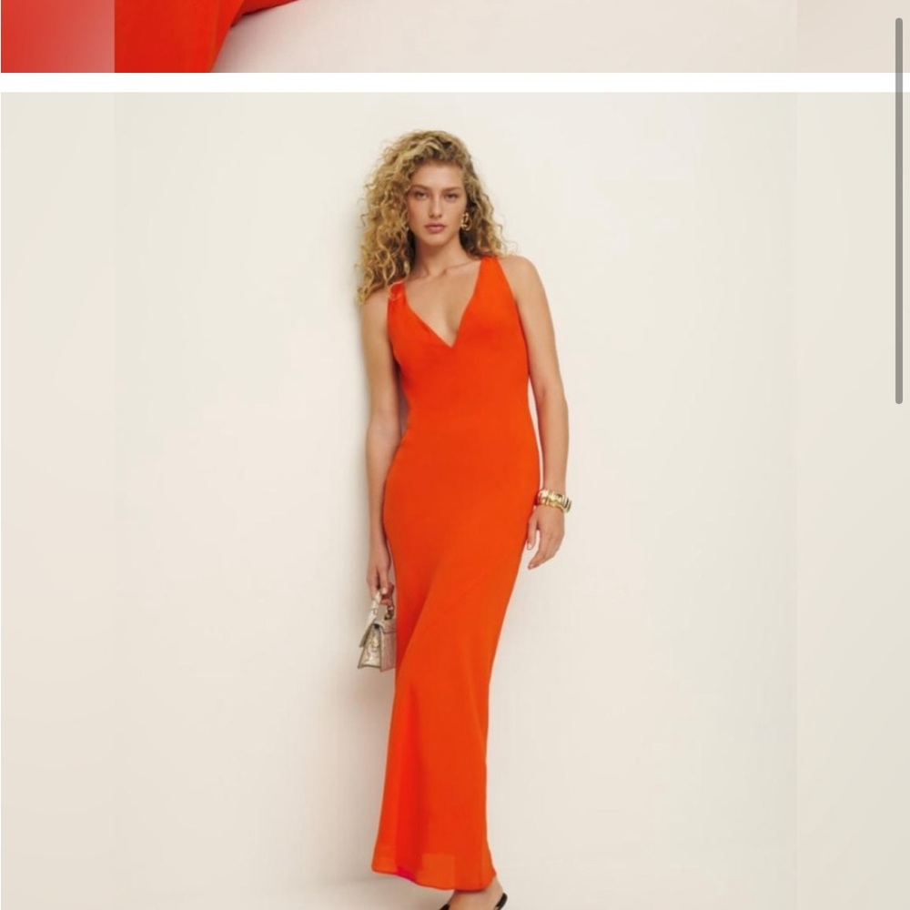 REFORMATION Siana Dress Paprika